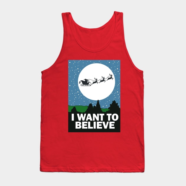 I WANT TO BELIEVE Tank Top by crashboomlove